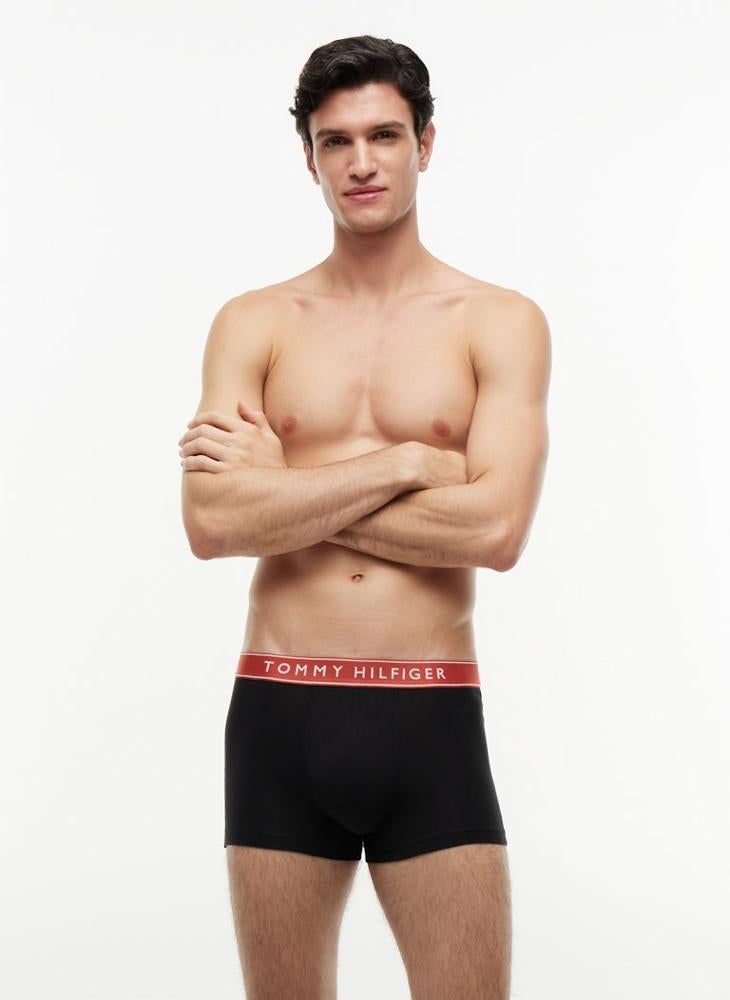 TOMMY HILFIGER 3-Pack Essential Logo Waistband Trunks - Image 4